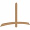 Ekena Millwork Bellingham Timber Gable Bracket, Western Red Cedar, 72"W x 39"H x 1 1/2"D x 3 1/2"F, 13/12 Pitch GBW072X39X0204BEL00SWR - alternate 2